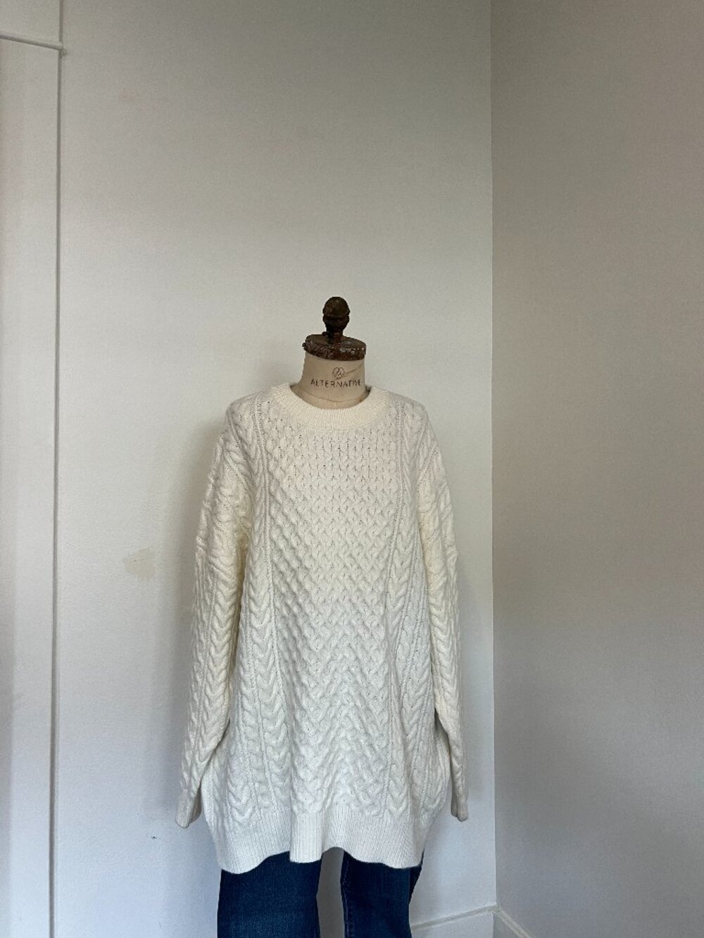 John & Jenn | Oversized Cable-Knit Sweater / Sweater Dress